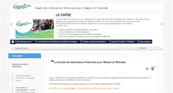 Desktop Screenshot of capee.fr