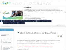 Tablet Screenshot of capee.fr